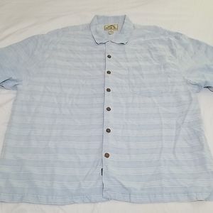 Men's Montego Mon 100% Silk Men's Shirt Size XL